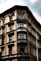 [picture: Stone balconies]