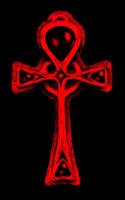 [picture: Ankh by Xale, black and red]