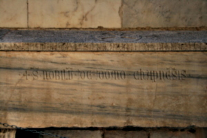 [picture: Sarcophagus Inscription]